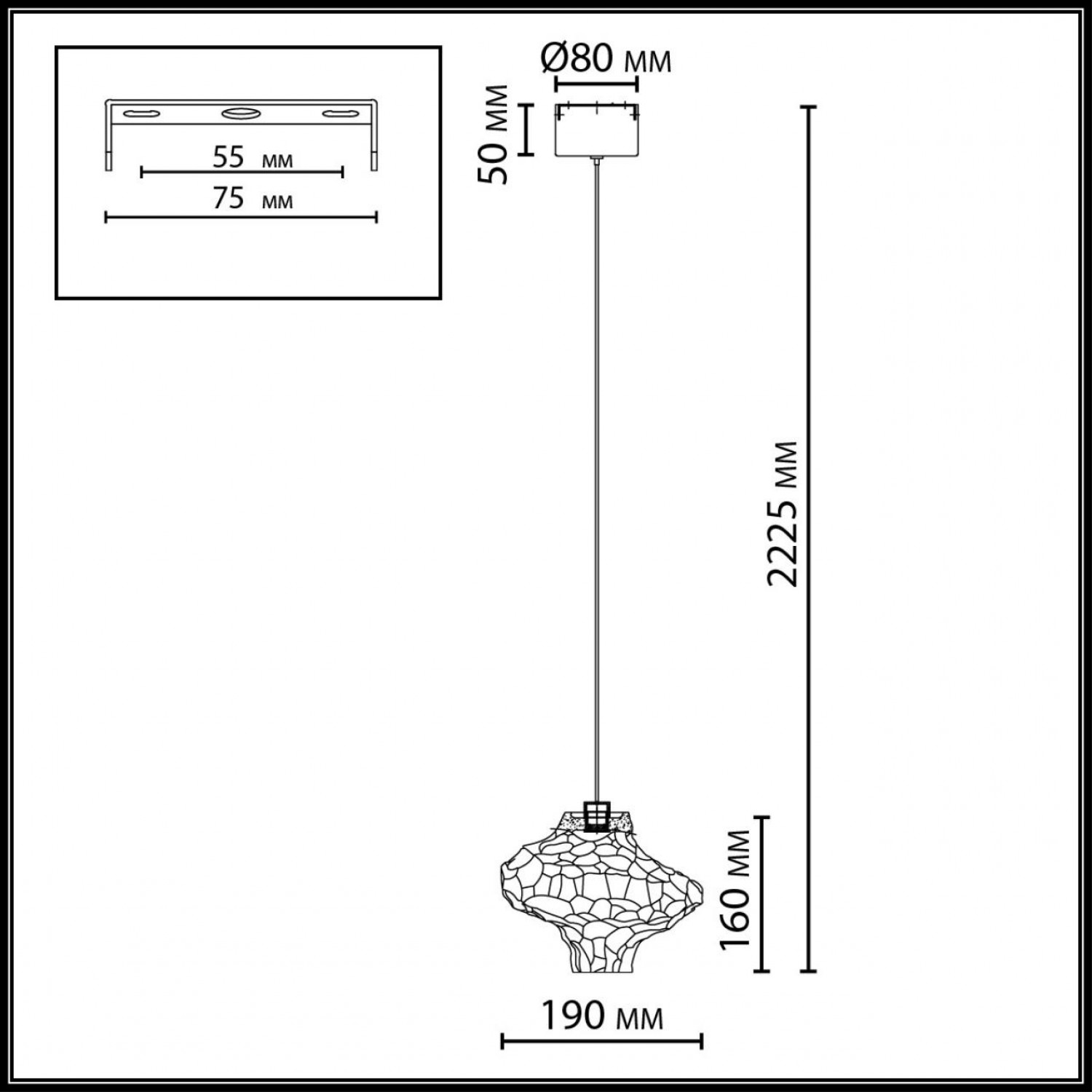 Подвес Odeon Light 5107/3L ORDI