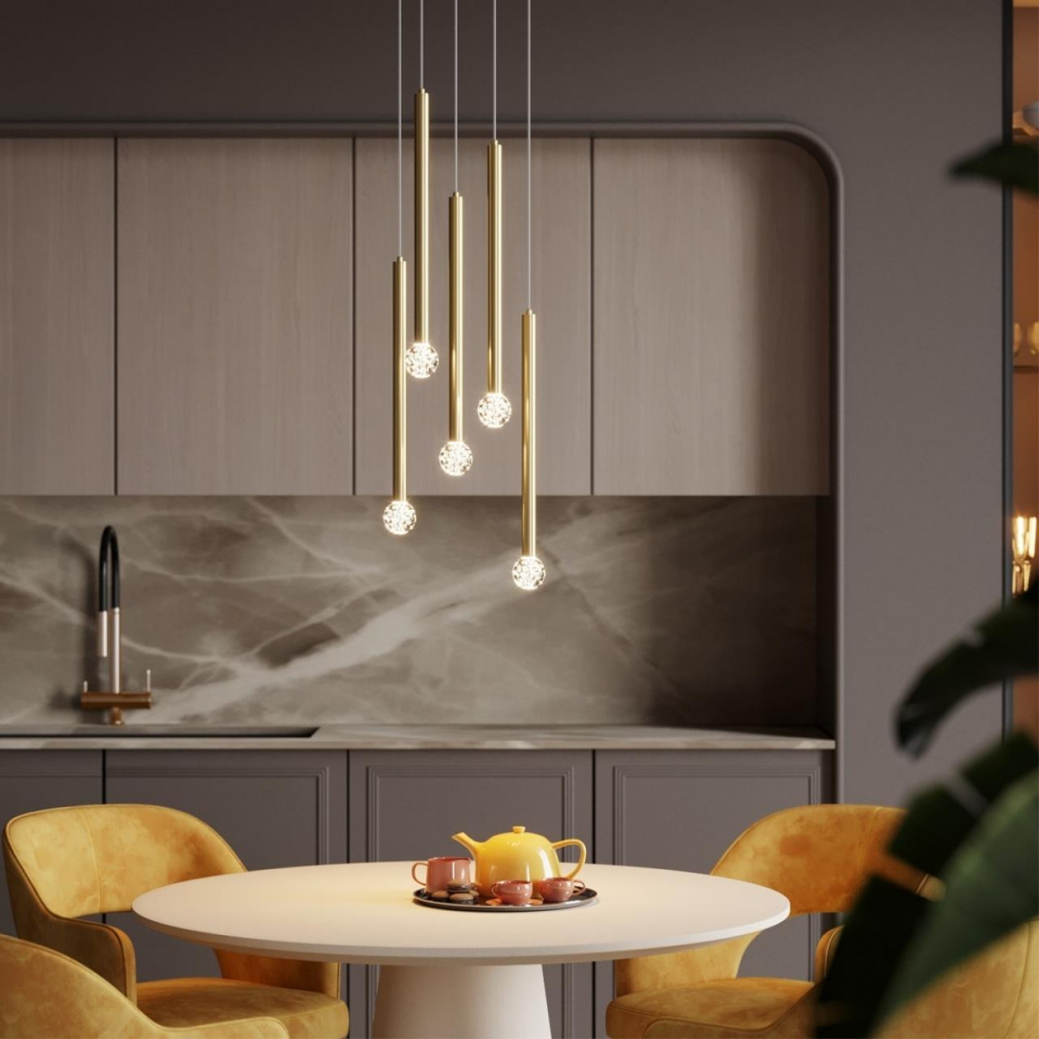 Подвес Odeon Light 4373/3LA FIANO