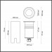 Уличный светильник Odeon Light 6660/1GL3 INGRO