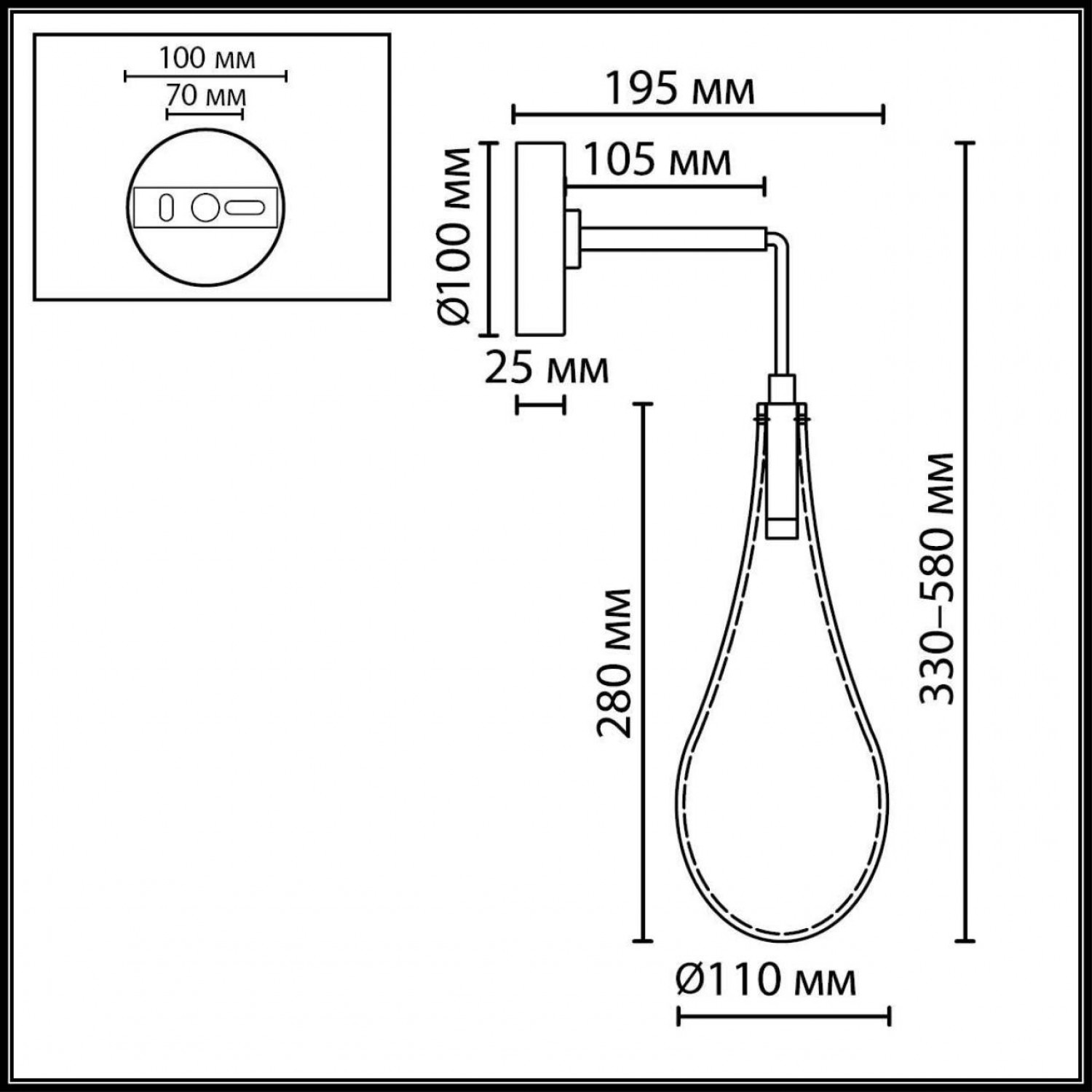 Настенный светильник Odeon Light 7148/5WL BRAID