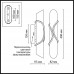 Настенный светильник Odeon Light 6672/10WL PARMA