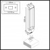Уличный светильник Odeon Light 7117/12GLA TWINSET