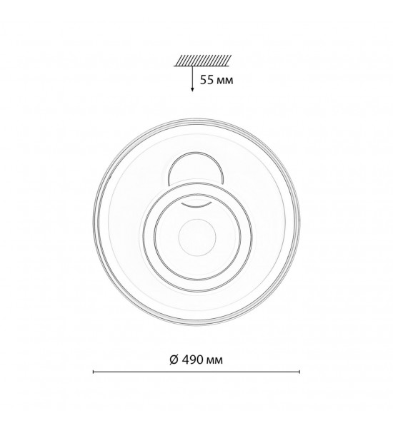 Потолочный светильник Сонекс 7785/85L GEMINI
