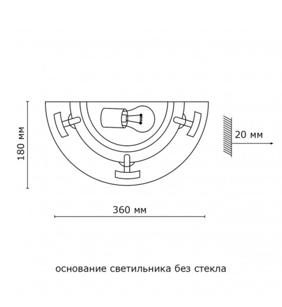 Бра Сонекс 060 GRECA WOOD