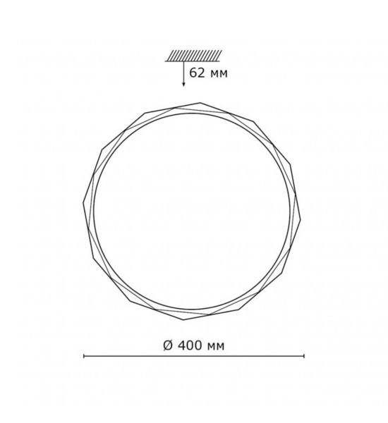 Настенно-потолочный светильник Сонекс 2045/DL GINO