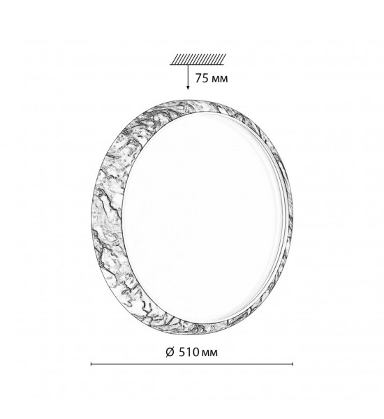 Настенно-потолочный светильник Сонекс 7638/EL MRAMO WHITE