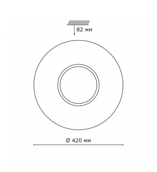 Настенно-потолочный светильник Сонекс 2048/DL VISMA