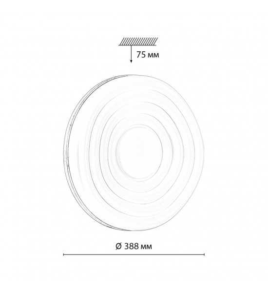 Настенно-потолочный светильник Сонекс 7674/DL FASS WOOD