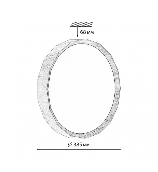 Настенно-потолочный светильник Сонекс 7637/DL ZIF WOOD