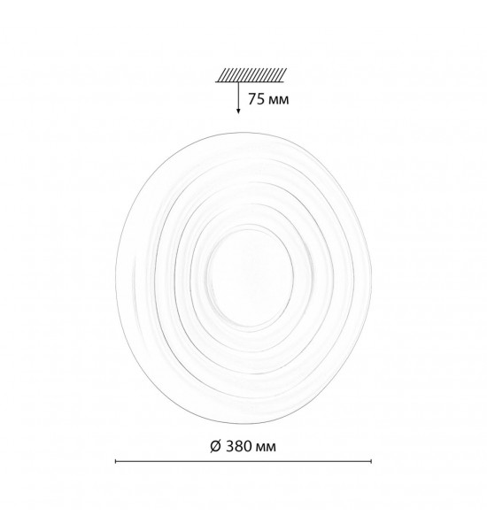 Настенно-потолочный светильник Сонекс 7679/DL FASS
