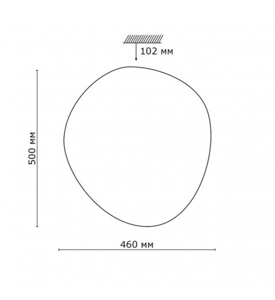 Настенно-потолочный светильник Сонекс 2039/DL STONE