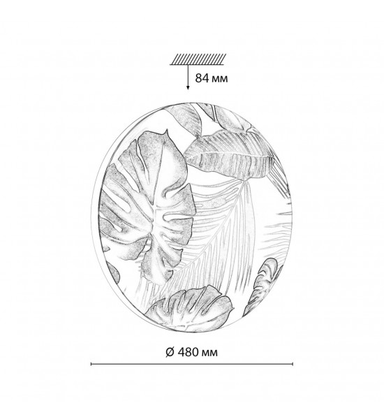 Настенно-потолочный светильник Сонекс 7748/EL FLORI